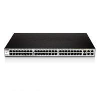 Thiết bị chia mạng Dlink DES-1210-52 (Smart Switch 48-port RJ45 10/ 100BASE-TX + 2-port Combo 10/ 100/ 1000BASE-T SFP (mini-GBIC) + 2-port Gigabit)