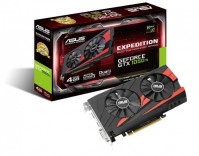 Cạc đồ họa Asus NVIDIA EX-GTX1050TI-4G (Geforce GTX 1050Ti/ 4Gb/ DDR5/ 128Bit)