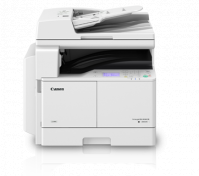 Máy photocopy Canon IR2004N+DADF-Duplex-Mực-Chân kê-Wifi (Chức năng in/ copy/ scan màu. Tốc độ in/ copy: 20 trang/ phút (A4). Màn hình hiển thị cảm ứng - hỗ trợ Tiếng Việt + Wifi. Bộ nạp và đảo ba