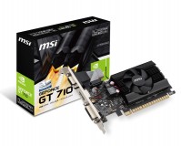 Cạc đồ họa MSI GT710 1GD3 LP (NVIDIA Geforce GT710/ 1Gb/ GDDR3/ 64Bit)