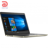 Máy tính xách tay Dell Vostro 5468B-P75G001-TI541002W10 Core i5 7200U 2.5Ghz-3Mb/ RAM 4Gb/ HDD 1Tb/ 14.0Inch/ Nvidia GT940M 2Gb/ Windows 10/ Gold/ vỏ nhôm