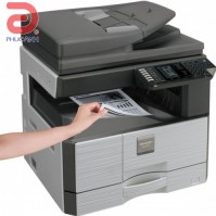 Máy Photocopy Sharp AR-6023NV (Sao chụp/ in kỹ thuật số (SOPM). Tốc độ Copy: 23 bản/ phút A4. Tốc độ In mạng : 23 bản/ phút A4. Bộ phận phân trang điện tử có sẵn.Bộ phận đảo bản sao tự đô