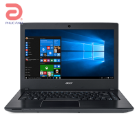 Máy tính xách tay Acer Aspire E5 475-31KCNX.GCUSV.001 Core i3 6006U 2.0Ghz-3Mb/ RAM 4Gb/ HDD 500Gb/ 14.0Inch/ Intel HD Graphics 620/ Dos/ Grey