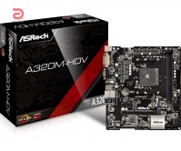 Bo mạch chủ Asrock A320M-HDV (Chipset AMD A320/ Socket AM4/ 2 x DDR4 DIMM/ Max 32Gb/ VGA Onboard/ Form mATX)
