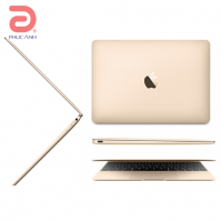 Máy tính xách tay Apple Macbook MNYL2 512Gb - Gold (2017) (Core i5-7Y54 1.3GHz / Ram 8Gb/ 512Gb SSD/ 12 Inch/ VGA onboard/ 480p FaceTime camera/ Bluetooth 4.2/ USB Port type C (USB 3.1)/ Mac OS/ Full size keyboard/ Force Touch trackpad)