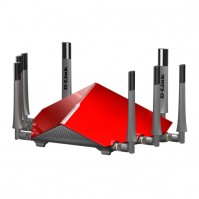 Bộ phát wifi Dlink DIR-895L AC 5300Mbps (3 băng tần chuẩn AC 3200 (2.4Ghz:600Mbps+ 5GHz:1300Mbp 3 băng tần chuẩn AC 5300 (2.4Ghz1/ 000Mbps+ 5GHz:2/ 166Mbps + 5Ghz 2/ 166Mbps)/ 8 ăng-ten rời Tri-band/ Smart Connect/ Smart Beam/ MU-MI