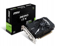 Cạc đồ họa MSI GTX 1050 Ti AERO ITX 4G OCV1 (NVIDIA Geforce GTX 1050Ti/ 4Gb/ GDDR5/ 128Bit)
