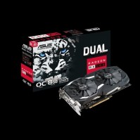 Cạc đồ họa Asus DUAL-RX580-O8G (AMD Radeon RX 580/ 8Gb/ GDDR5/ 256Bit