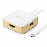 Cáp chuyển Ugreen 30441 USB-C (Type C) sang HDMI + USB3.0