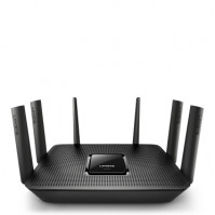 Bộ phát wifi Linksys EA9300 (WiFi AC tốc độ truyền tải lên tới 4000Mbps (N750Mbps + AC1625Mbps + AC1625Mbps) 1 cổng WAN Gigabit 10/ 100/ 1000Mbps + 4 cổng LAN Gigabit 10/ 100/ 1000Mbps / Bộ vi sử lý bốn nhân @ 1.8 GH