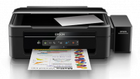 Máy in phun màu Epson Đa chức năng L385)print/ copy/ scan/ WIFI/ (A4/ A5/ Tốc độ in 10 ipm cho in trắng đen và 5.0 ipm cho in màu/ 5760x1440Dpi)