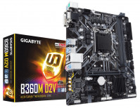 Bo mạch chủ Gigabyte B360M-D2V (Chipset Intel B360/ Socket 1151/ 2 x DDR4 DIMM/ Max 32Gb/ VGA Onboard/ Form mATX)