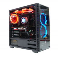 Máy tính để bàn Workstation PAWSI05-I7/ 16/ 1T250G/ 1080T (Chipset Intel Z370/ CPU Intel Core I7 8700K/ Ram (2x8)16GB 2666MHz DDR4/ HDD-SSD 1TB-250Gb/ VGA Graphic: 1 x NVIDIA GTX1080Ti 11GB / LAN Gigabit/ PSU 750W)