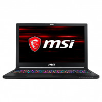 Máy tính xách tay MSI GS63 Stealth 8RE-Thin 208VN Core i7 8750H 2.2Ghz-9MB/ RAM 16Gb (2x8Gb)/ 256Gb SSD/ 15.6Inch Full HD/ Nvidia GTX1060 6Gb DDR5/ Windows 10/ Black