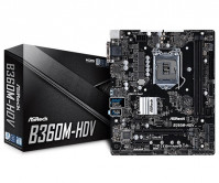 Bo mạch chủ Asrock 360M HDV(Chipset Intel B360/ Socket 1151/ 2 x DDR4 DIMM/ Max 32Gb/ VGA Onboard/ Form mATX)
