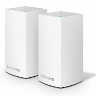 Bộ phát wifi Linksys Velop WHW0102 2-Pack (Chuẩn AC/ AC1300Mbps/ Ăng-ten ngầm/ Wifi Mesh/ 55 User)