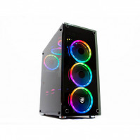 Vỏ máy tính Vitra QUINN W330 TEMPER GLASS 3 Fan Ring RGB (ATX, micro ATX, Mini ITX)