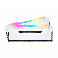 RAM Corsair Vengeance Pro RGB 16Gb (2x8Gb) DDR4-3200-CMW16GX4M2C3200C16W White