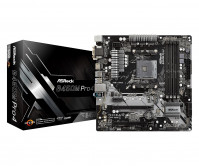 Bo mạch chủ Asrock B450M Pro4 (Chipset AMD B450/ Socket AM4/ 4 x DDR4 DIMM/ Max 64Gb/ VGA Onboard/ Form mATX)