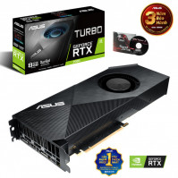 Cạc đồ họa Asus TURBO-RTX2080-8G(NVIDIA Geforce RTX 2080/ 8Gb/ GDDR6/ 256Bit)