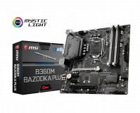 Bo mạch chủ MSI B360M BAZOOKA PLUS (Chipset Intel B360/ Socket 1151/ 4 x DDR4 DIMM/ Max 64Gb/ VGA Onboard/ Form mATX)