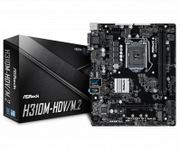 Bo mạch chủ Asrock H310M-HDV/ M.2 (Chipset Intel H310/ Socket 1151/ 2 x DDR4 DIMM/ Max 32Gb/ VGA Onboard/ Form mATX)