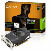 Cạc đồ họa Galax GTX 1050 OC 2G DDR5 (NVIDIA Geforce GTX 1050/ 2Gb/ GDDR5/ 128Bit)