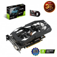 Cạc đồ họa Asus DUAL-GTX1660TI-O6G (NVIDIA Geforce GTX 1660Ti/ 6Gb/ GDDR6/ 192Bit)