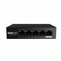 Switch Totolink SW504P (10/100Mbps/ 5 Cổng/ 4 cổng PoE/ Vỏ Thép)