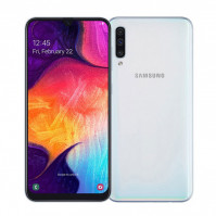 Điện thoại DĐ Samsung Galaxy A50 - A505F 64Gb White (Exynos 9610 8 nhân 64-bit/ 4Gb/ 64Gb/ 6.4 Inch/ Android 9.0/ 4000mAh/ 4G)