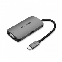 Cáp chuyển đổi Vention CGJHA USB-C sang USBC+VGA+USB3.0