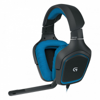 Tai nghe Logitech Gaming G430: Âm thanh vòm X và Dolby 7.1: Trải nghiệm một trường âm thanh 360 độ hấp dẫn cho phép bạn nghe thấy những gì bạn không thể nhìn thấy. Thiết kế nhẹ và bộ tai nghe b