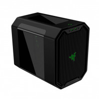 Vỏ máy tính Antec Cube Designed By Razer (Loại case:Mini-ITX. Chất liệu:Nhôm/ Thép. Màu sắc: Sơn tĩnh điện đen toàn bộ. Hệ thống quạt: 1 x 120 mm rear fluid dynamic bearing (FDB) fan. Khay ổ đĩa: 1 x 3.5” HD