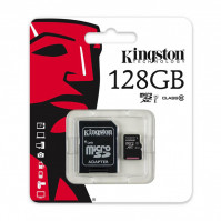 Thẻ nhớ Micro SD Kingston 128Gb Class 10 100MB/s (kèm Adapter)