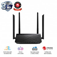 Bộ phát wifi Asus RT-AC1200 V2 (Chuẩn AC/ AC1200Mbps/ 4 Ăng-ten ngoài/ 25 User)