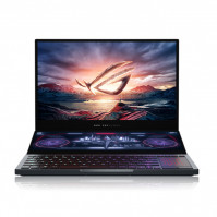 Máy tính xách tay Asus Gaming ROG Zephyrus Duo 15 GX550LWS-HF102T (i7-10875H/ 16GB/ 1TB SSD/ 15.6FHD/ 300Hz/ RTX 2070S Max-Q-8GB/ Win10/ Grey/ Balo/ Chuột)