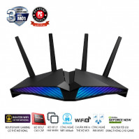 Bộ phát wifi 6 Asus AURA RGB RT-AX82U (Chuẩn AX/ 4 Ăng-ten ngoài/ Wifi Mesh/ Dưới 80 User)