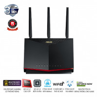 Bộ phát wifi 6 Asus RT-AX86U (Chuẩn AX/ AX5700Mbps/ 3 Ăng-ten ngoài/ Wifi Mesh/ Dưới 80 User)