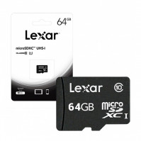Thẻ nhớ Micro SD Lexar 64Gb Class 10 Read 100MB/s