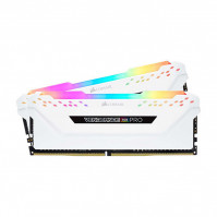 Ram desktop Corsair Vengeance Pro 16GB (2x8GB) White (CMW16GX4M2E3200C16W) (DDR4/ 3200 Mhz/ LED RGB/ Non-ECC)