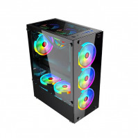 Vỏ case Xtech Gaming F8 - 4 fan RGB