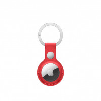 Dây đeo Apple AirTag Leather Key Ring -Red