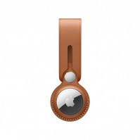 Dây đeo Apple AirTag Leather Loop- Saddle Brown