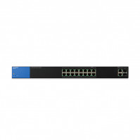 Switch Linksys LGS318P (Gigabit (1000Mbps)/ 20 Cổng/ 2 SFP/ Smart Switch/ 16 cổng PoE/ Vỏ Thép)