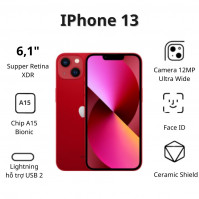 Điện thoại Apple iPhone 13 (4GB/ 128Gb/ Red)