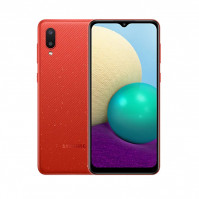 Điện thoại DĐ Samsung Galaxy A02 - Đỏ (MediaTek MT6739W/ Ram 3 GB/ Ổ cứng 32Gb/ 2 Nano SIMHỗ trợ 4G/ Pin 5000 mAh)