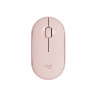 Chuột không dây Logitech Pebble M350 silent Màu hồng (Bluetooth, Wireless)