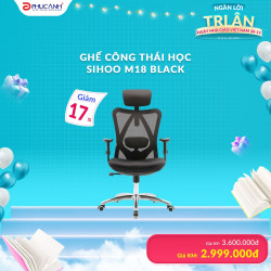 Ghế công thái học Sihoo M18 Black 