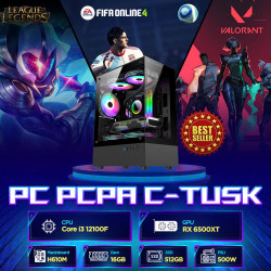 Máy tính PCPA TUSK (Core i3 12100F/16GB/ 512Gb SSD/RX 6500XT) 