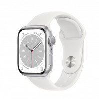 Đồng hồ thông minh Apple Watch Series 8 (45mm/ LTE/ Viền Nhôm/ Dây Cao Su/ Silver/ MP4J3VN/A)